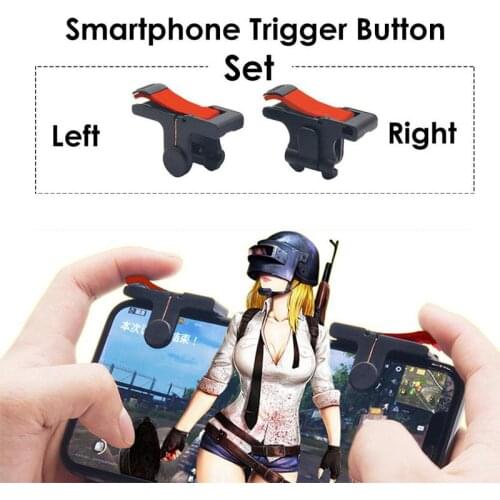 Gaming Trigger L1R1 Mobile Phone Aiming Fire Button Shooter Controller for PUBG Knives out/Rules of Survival Gamer r30