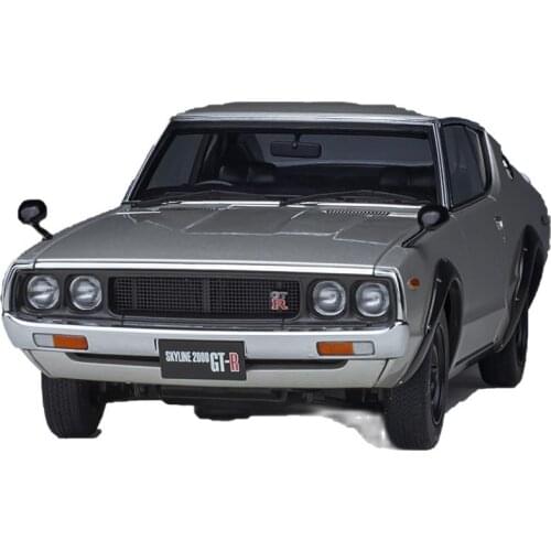 Autoart Japanese car 1:18 Nissan Skyline GT-R(KPGC110) Simulation Alloy Static Car Model Vehicle Model For Collection And Gift