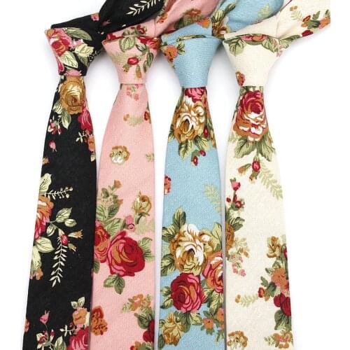 Men Vintage Floral Flower Neck Ties Wedding Party Tuxedo Business High Grade Tie BWTYF0103