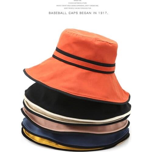 SLECKTON Cotton Bucket Hats for Women Fashion Fisherman Hat Spring Summer Sun Hats Girls Panama Hat Casual Mom Hat Breathable