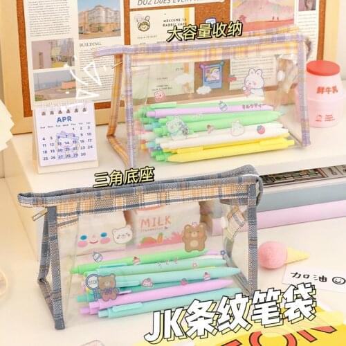 Large Capacity Pencil Case Transparent Multifunctional Stationery Pouches For Girls Back To School By Kevin&sasa Crafts