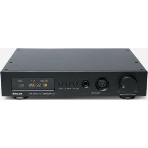 SDA-2C Audio DAC Amp Headphone Preamplifier NOS Native Decoding 384KHz/DSD512