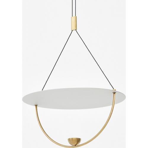 Modern Pendant Light For Lobby Dining Room single ring Arts Decoration lighting Antique Gold suspension Pendant Lamp E14 lights