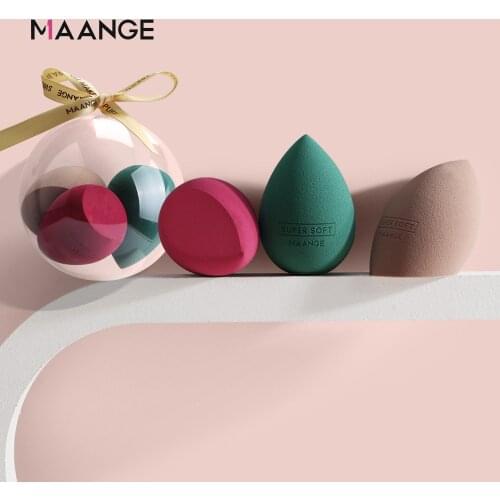 Makeup Sponge With Gift Box Professional Cosmetic Puff For Foundation Powder BB Cream Concealer Make Up Soft Water Sponge Puff