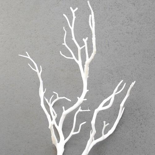 Dried Tree Home Decor Peacock Coral Branches Plastic Witch DIY Antler Headband Accessories Artificial Plants Wedding Decoration