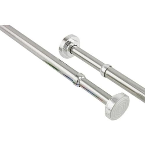 Telescopic Tension Extendable Curtain Rod Rail Closet Clothes Towel Hanging Pole For Kitchen Bathroom Living Room