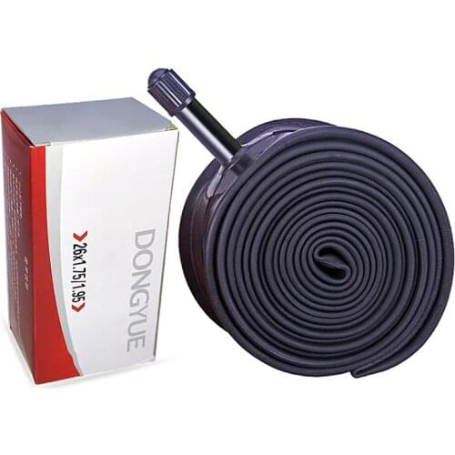 2PCS Bicycle Inner Tube Self Sealing Durable Butyl Rubber Bicycle Inner Tube Valve Tube For For 18/20/24/26*1.75/2.125 Bicycle