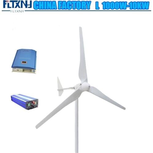 FLTXNY POWER Best Monster Level Wind Generator 1000W 5000W 10KW 24V 48V 96V Wind Turbine Generator Charge Controller