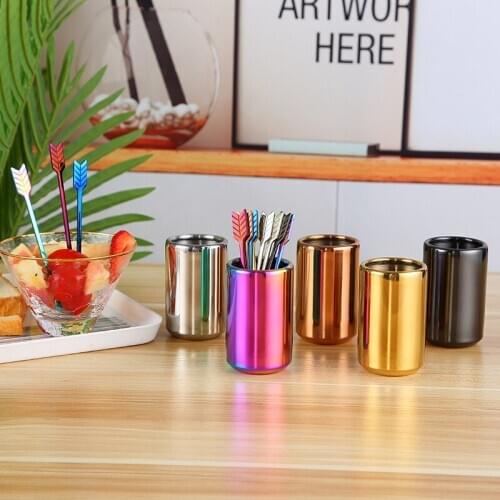 304 Stainless steel fruit fork snack cake dessert fork western tableware fruit fork party fruit tableware kitchen accessories