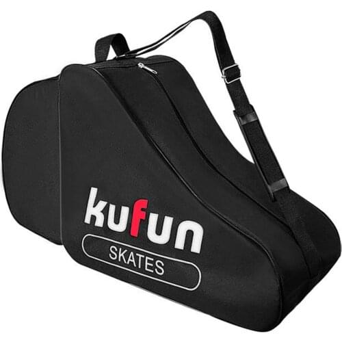 Large Capacity Triangle Bag Inline Skate Carry Bag Roller Skates Ice Skates Carrier Bag Case with Shoulder Strap Waterproof