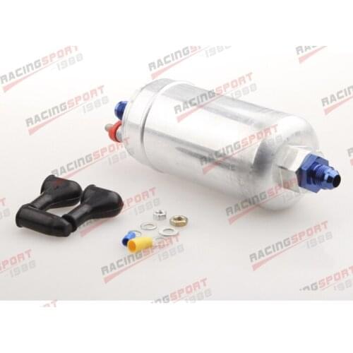 Top Quality External Fuel Pump 044 For B - osch+10AN Inlet 8AN Outlet Adapter Blue
