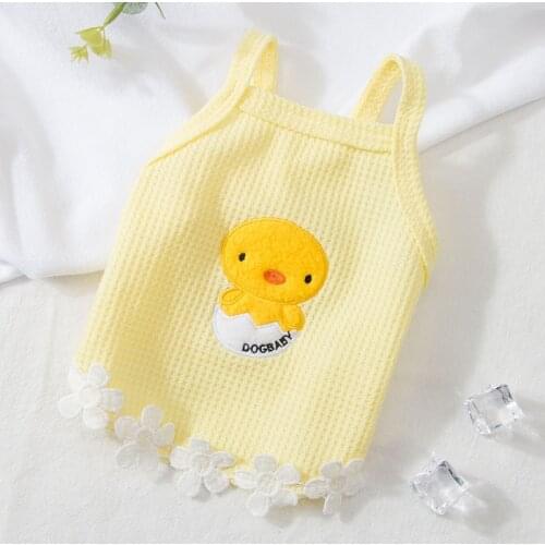 Dog Sling Skirt Pet Clothes Dog Clothes Spring and Summer Thin Teddy Dog Clothes Pet Clothes Cat Dog Clothes for Small Dogs Girl