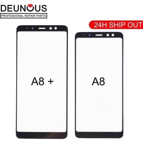 Replacement Front Touch Screen Panel Glass Outer Lens For Samsung Galaxy A8+ A8 Plus 2018 A730 A730F A730DS A8 2018 10pcs/lot