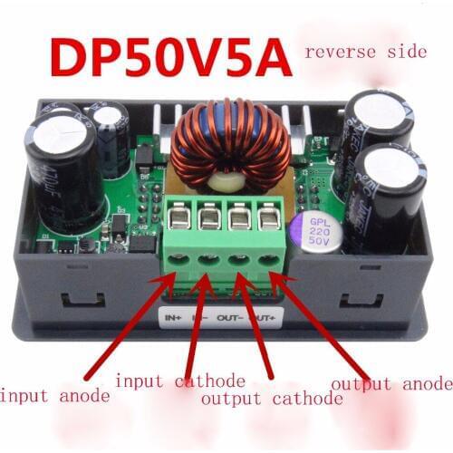 DP50V5A LCD converter Adjustable Voltage meter Regulator Programmable Power Supply Module Buck Voltmeter Ammeter Current tester