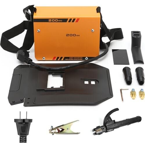 1Set ZX7-200MINI 5.5KW Handheld Mini MMA Electric 220V 10-200A Inverter ARC Welding Machine Tool