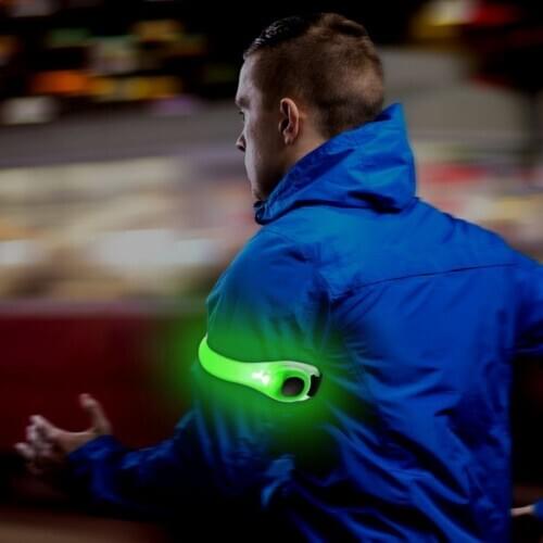 1 PC Outdoor Running Cycling Reflective Adjustable LED Armband Lamp Safety Belt Arm Strap Light