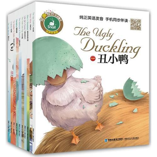 10 Books New Arrival Chinese Classic bedtime Story Book for baby Kids ,childrens Bilingual English and Chinese short stories