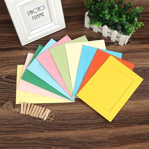 3/4/5/6/7 Inch Wall photo frame paper Flag Party bell garland Decoration Banner Bunting for birthday wedding event