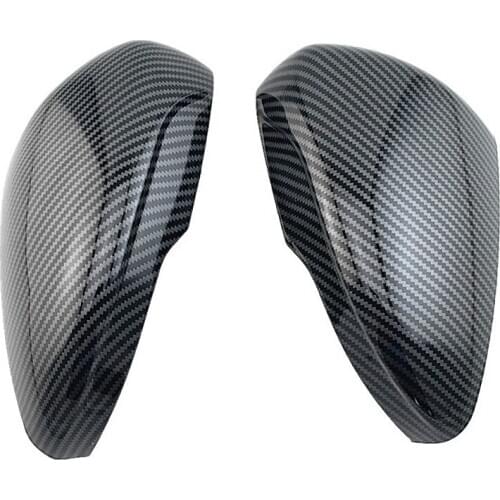 ABS Carbon Fiber Rear View Side Door Mirrors Cover Trim for Ford Focus MK4 2019 2020 Sedan Hatchback