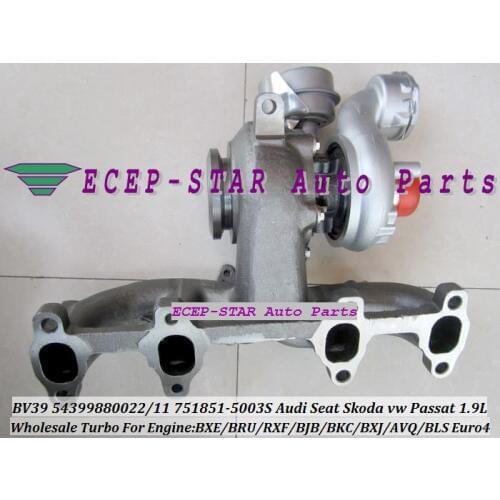 BV39 11 54399700011 54399880011 751851 5439-988-0011 Turbo For AUDI A3 VW Passat BXE BRU RXF BJB BKC BXJ AVQ BLS BLW 1.9L TDI