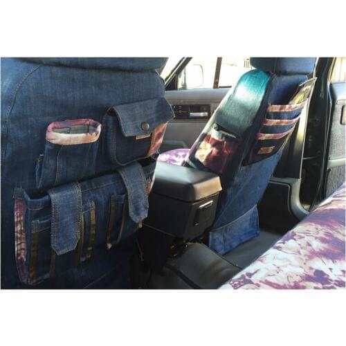 Denim car seat cover models customize for Suzuki Auto Swift Liana 2/3 wagon Sedan Jimny GRAND VITARA Mazda 2/3/6 cx-5/7 ATENZA