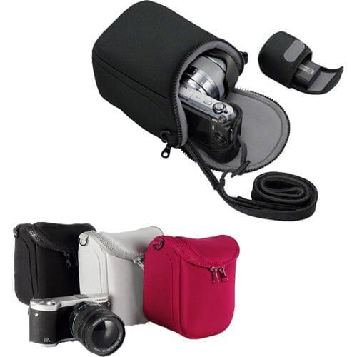 Camera Case Bag for Panasonic DMC GF3 GF5 GF6 GF7 GF8 GF9 GF10 GX7 GX80 GX85 Lumix GX8 LX100 LX7 LX5 LX3 GM1 GM2 GM5 With Strap
