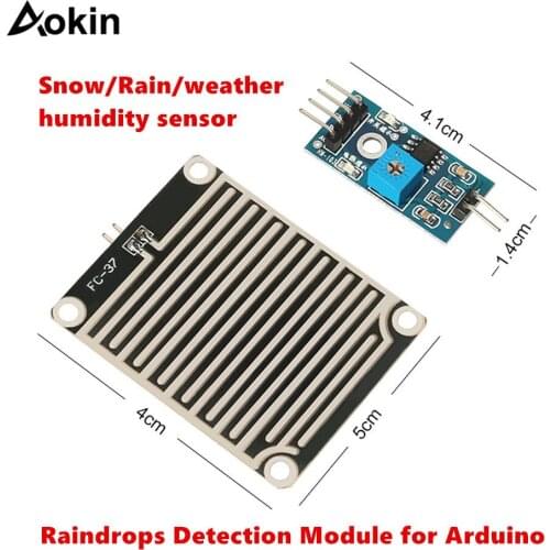 Snow Rain weather humidity sensor for Arduino temperature rain sensor water raindrops detection Module for Arduino sensors