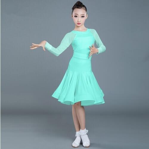 Childrens Latin dance clothing professional childrens competition regulations clothing girls grade examination high-end perfor
