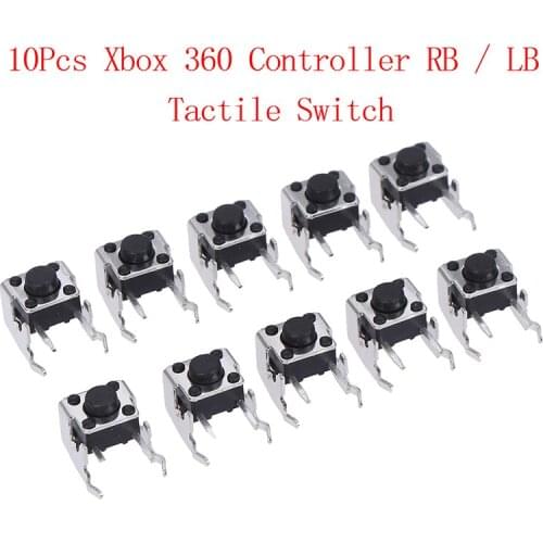 Hot sale 10Pcs Replacement Repair Parts LB RB Switch Bumper Joystick Button for Xbox 360 Controller