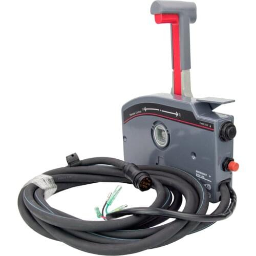 Boat Outboard Remote Control Box for Yamaha Outboard Engine With 10Pin Cable Trim Tilt Up Down Left Side PUSH Throttle