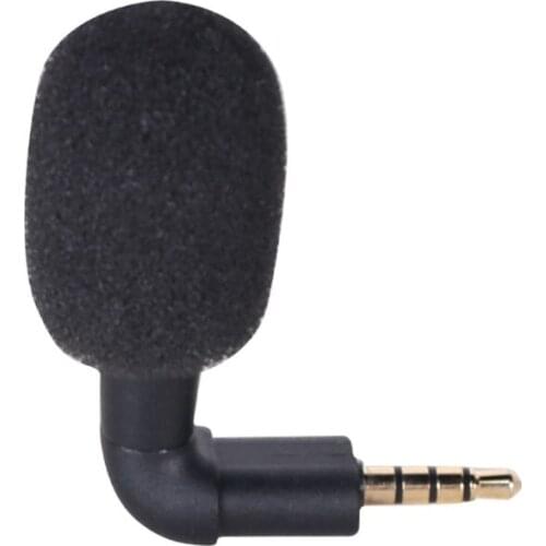 Noise Cancelling Mic Professional Microphone Type C/ 3.5mm Mini Mobile Phone Mic for Speech Vlog Recording Interview T84C