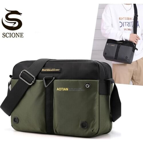 Men Waterproof Crossbody Bag Fashion Nylon Messenger Bag For Male Boys Street Casual Shoulder Bags New Man Handbag 2020 XA117M