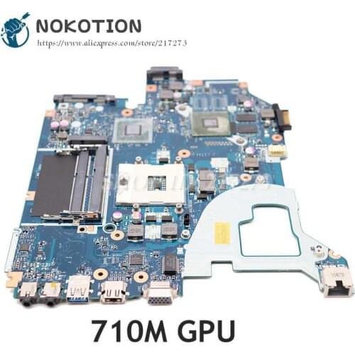 NOKOTION For Acer aspire E1-571G V3-571G V3-571 Laptop Motherboard NBM6B11001 NBM5711001 LA-7912P HM77 DDR3 710M Graphics