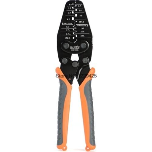 IWISS IWS-1442L Micro Connector Crimper Plier for Crimping AWG30-14 Open-barrel and Connectors from Molex,TE AMP,JST,JAE,HRS