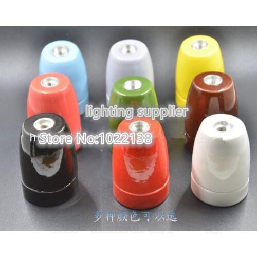 Pendant Porcelain Lampholder E27 Edison Light Bulb Holder Vintage Lamp Socket Ceramic Lamp Holder