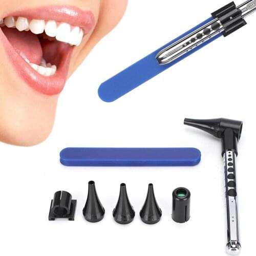 Medical Ear Otoscope Ophthalmoscope Set Medical Diagnostic Set Otoscope LED Set Medic Medical Penlight Otoscope Diagnostics Tool
