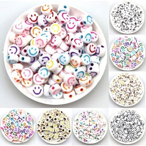 7mm Color Auspicious Multicolor Mixed Acrylic Round Flat Loose Beads Charm DIY Suitable For Adult/Child Handcraft Bracelet Neck