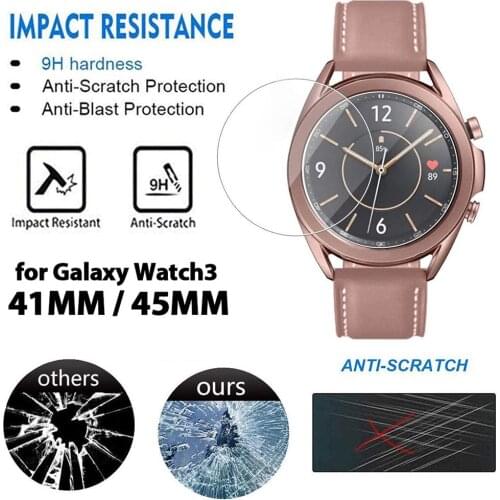 TPU Screen Protector For Samsung Galaxy Watch 3 41mm 45mm 3D HD Ultra-thin Full Cover Clear Protective Film Scratch Resistant