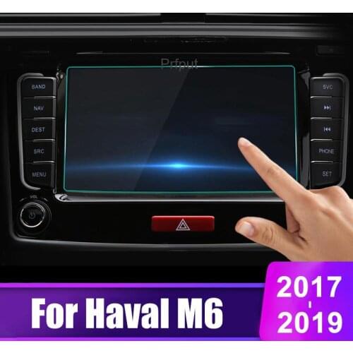 Car Navigation Screen Protector Film For Great Wall Haval M6 2017 2018 2019 Tempered Glass LCD Protective Sticker Accessories