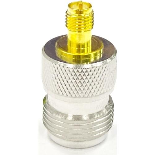 1pc N Female Jack to RP-SMA Female Jack RF Coax Adapter Modem Convertor Connector Straight Nickelplated NEW wholesale