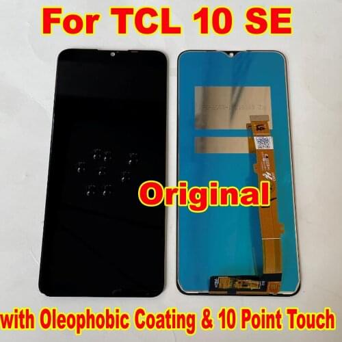 100% Original Working Sensor LCD Display Touch Panel Screen Digitizer Assembly For TCL 10 SE T766H T766J T766U Glass Pantalla