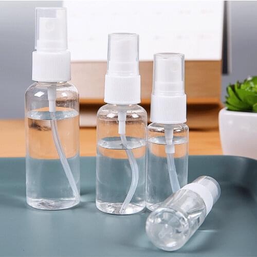 20Pcs 10/20/30/50/60/80/100/120/ML Clear Refillable Spray Bottles Travel Plastic Perfumes Bottle косметика Oil Perfume Atomizer