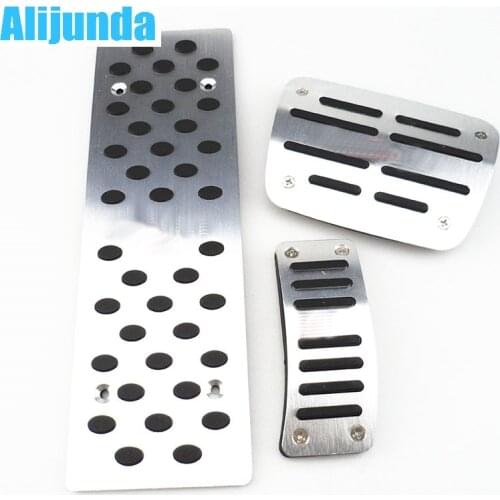 Car stickers MT Foot Pedals Foot Rest S Line fit Audi A4 A4L A5 A6 A6L A8 A8L B6 B8 Q5