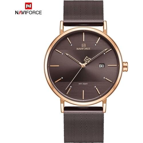 Men’s Watches NAVIFORCE Fashion Quartz Watch Men Waterproof Sports Wristwatches Simple Date Male Analog Clock Relogio Masculino