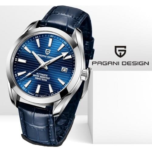 PAGANI Design Automatic Mechanical Watch Top Brand Luxury Watch Mens Fashion Leather Wristband Waterproof Luminous Wristwatches