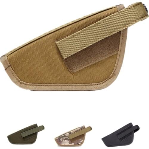 Left Right Hand Waist Gun Holster Bag Case Hunting Concealed Belt Metal Clip Adjustable Universal Holsters Hunting Supplies