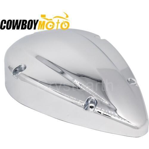 Chrome Motorcycle Plastic Air Cleaner Filter Cover Cap For 2004-2012 2011 2010 2009 2008 Honda Shadow Aero 750 VT750C VT 750C