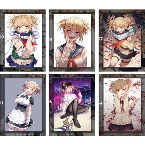 Canvas Painting Anime Posters Anime Manga Boku No Hero Academia Himiko Toga Wall Decor Wall Art Picture Room Decor Home Decor