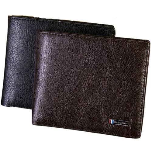 Men Wallets 2021 Fashion Short Mens Wallet Pu Wallet Coin Purse Mini Small Wallet Card Organizer Bags For Bank Cards Wallet