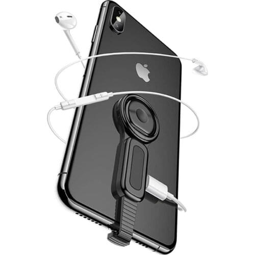 2 in 1 Earphone Charging Audio Adapter Splitter Lighting to 3.5mm Headphone Jack Aux Charging Cable